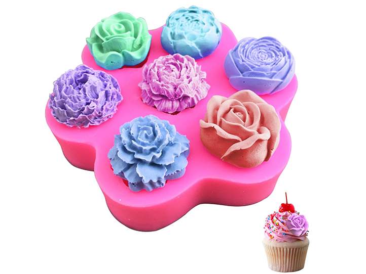 Molde 7 rosas cod 492