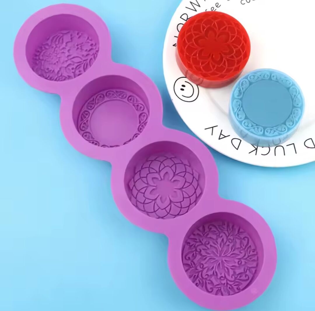 🧼✨ Molde de Silicona para Jabón x 4 – Cód. 568 ✨🧼