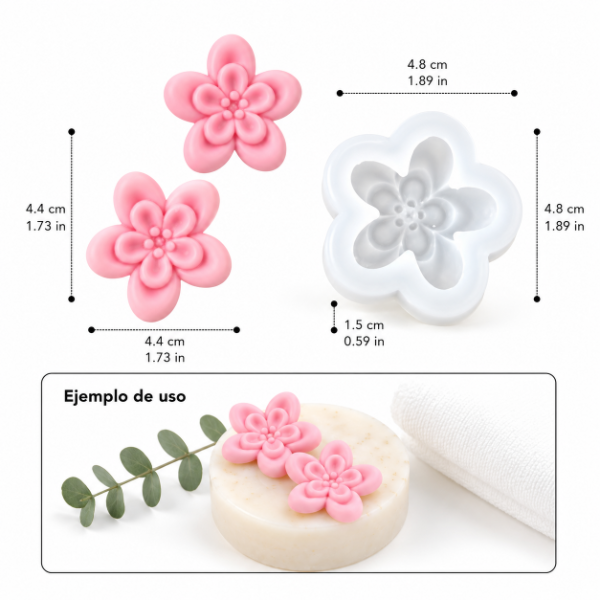 🌸🌺 Molde Flor – Cod. 603 🌺🌸