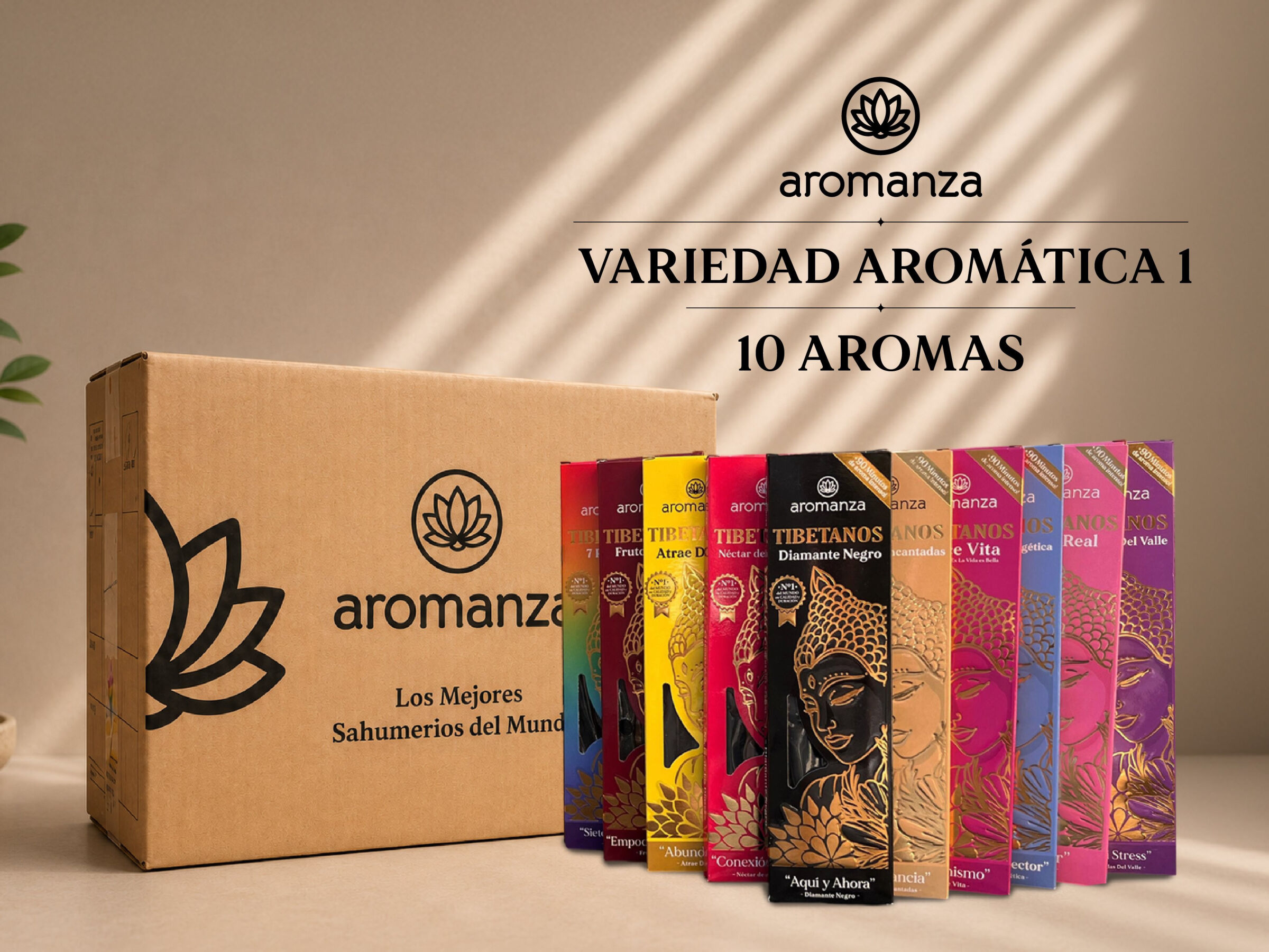 Sahumerios Tibetanos Aromanza – 90 Minutos 🕉️✨