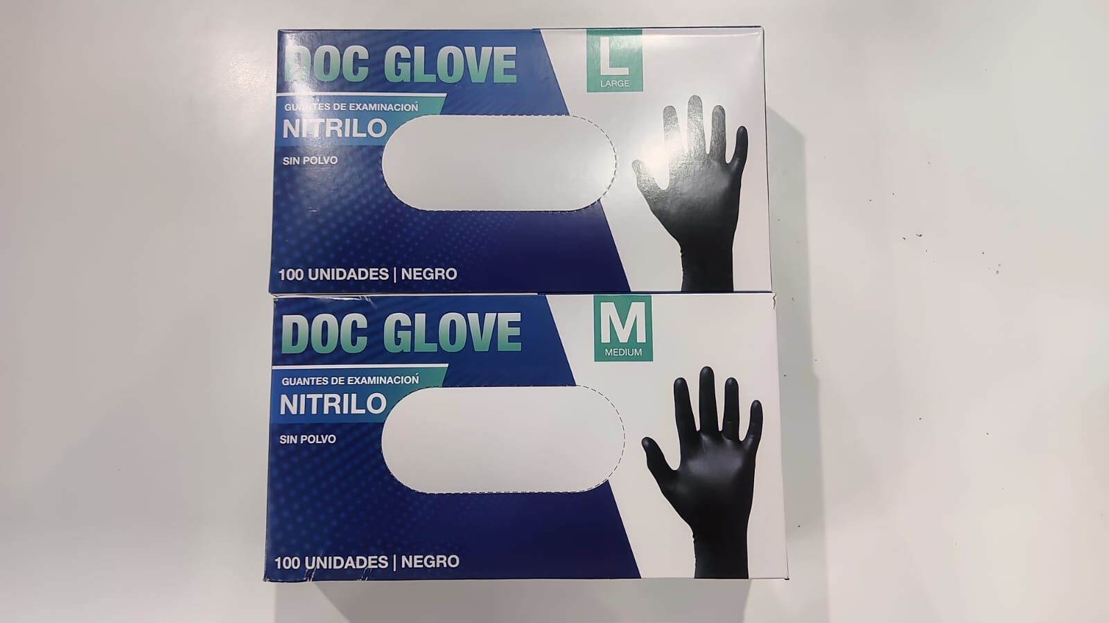 🧤 Guantes de Nitrilo Negros – Caja x100 🖤