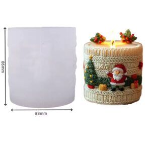 🎅🕯️ Molde Velón Papá Noel – Cod. 683 🎄✨