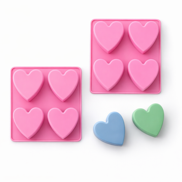 💖✨ Molde Corazón x4 Cod. 376 💕