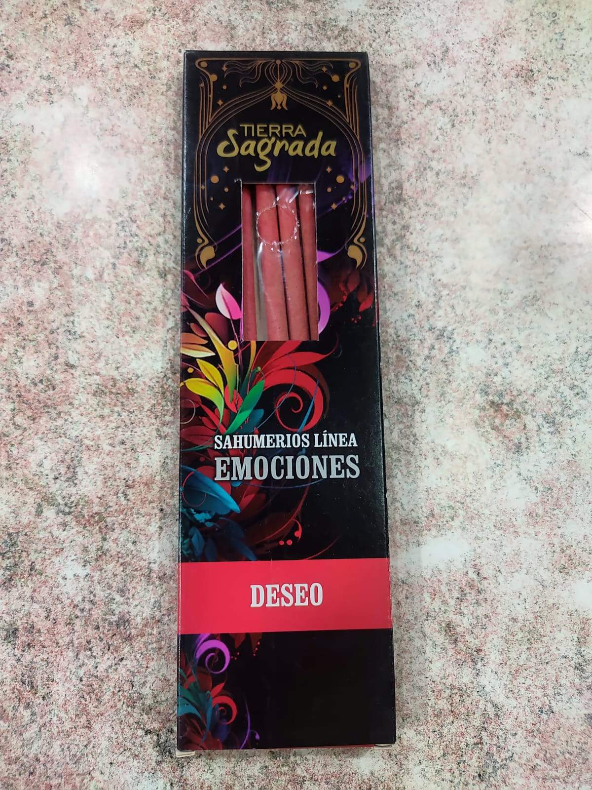 🌿 Sahumerios Tierra Sagrada – Línea Emociones (Caja x5 varillas) 🌿