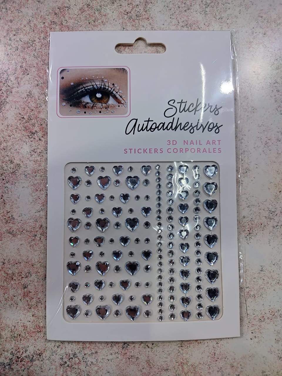 Strass decorativo blanco para la cara ✨🤍