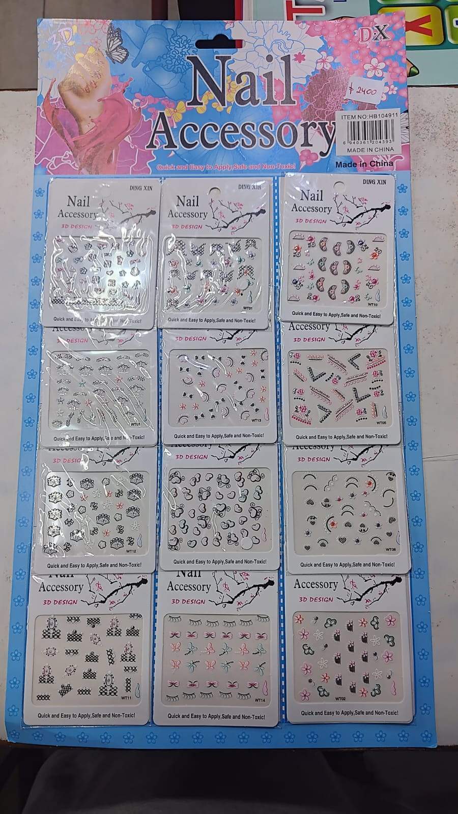 💅 Pack de Stickers para Uñas x12 Blisters 💅