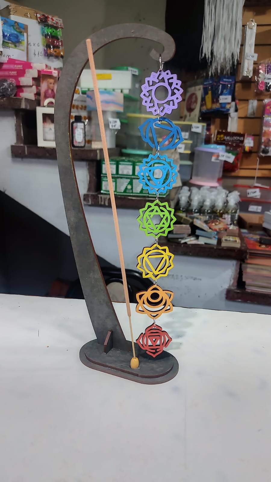 🌈 Porta Sahumerio 7 Chakras Colgantes 🌿