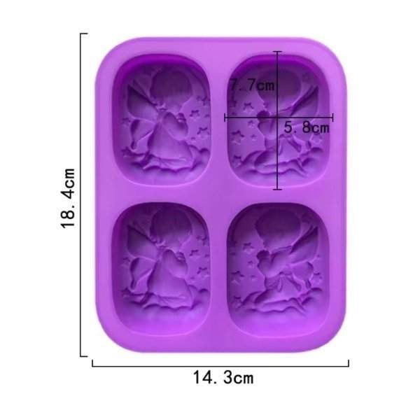 Molde con Forma de Angel Nº 346