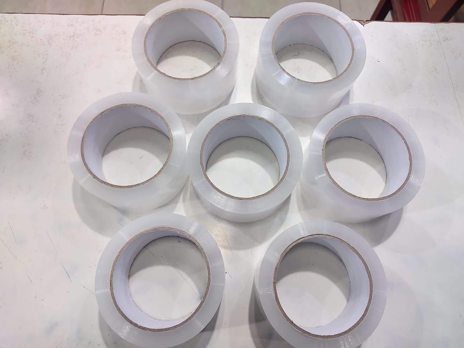 📦 Cinta de Embalar Transparente – Rollo de 80 metros