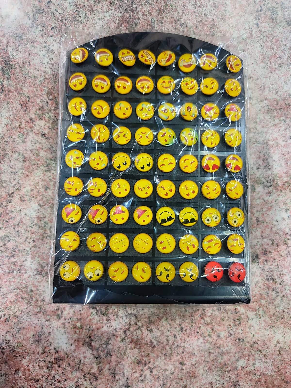 💛✨ AROS DE ACERO QUIRÚRGICO CON CARITAS EMOJI 😍✨