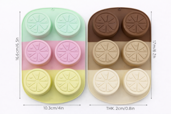 🍋✨ Molde Rodajas de Limón x6 Cod. 375 🌿