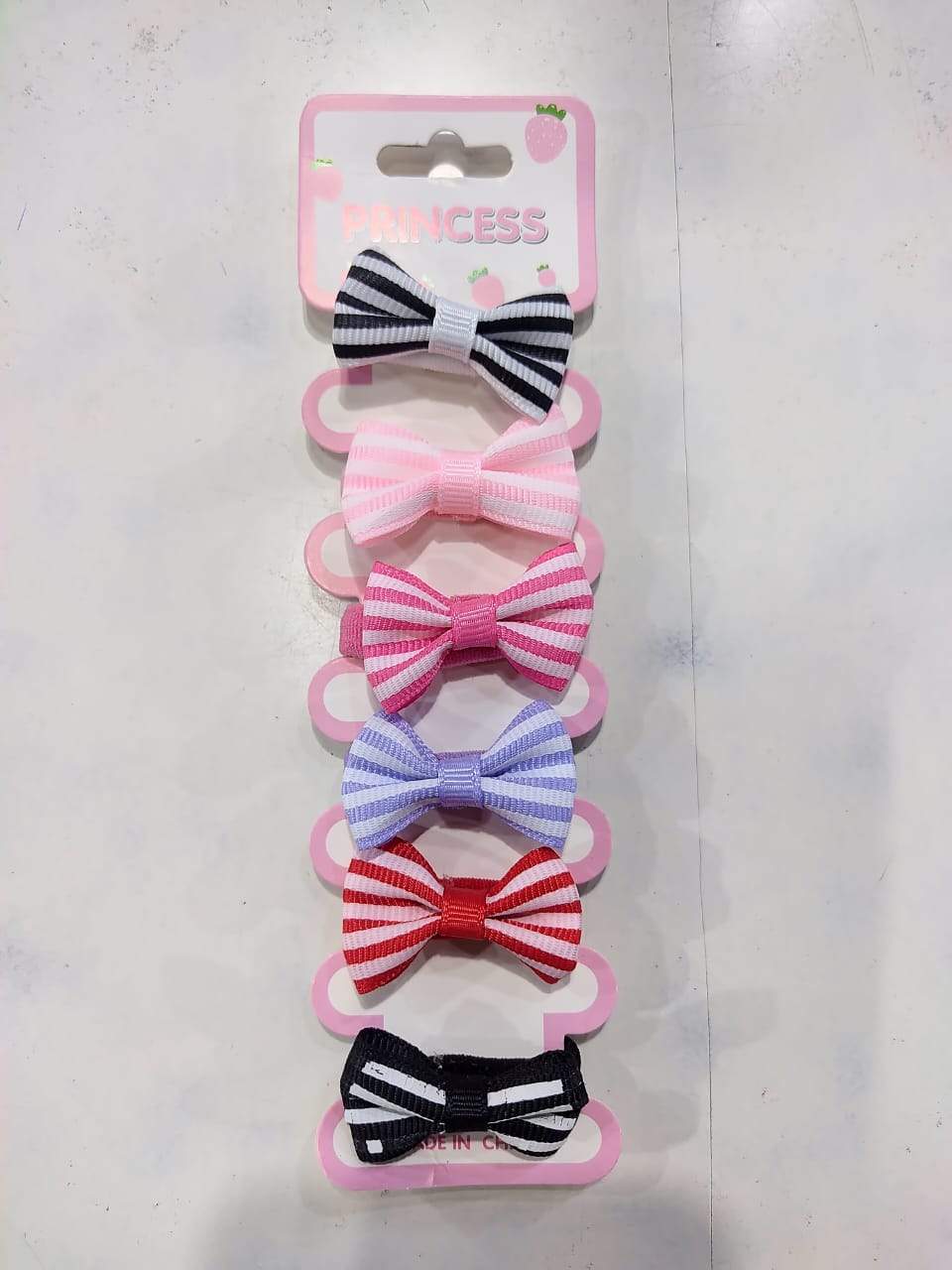 Blister de coleritos con formas de moño (Pack x6 unidades) 🎀✨