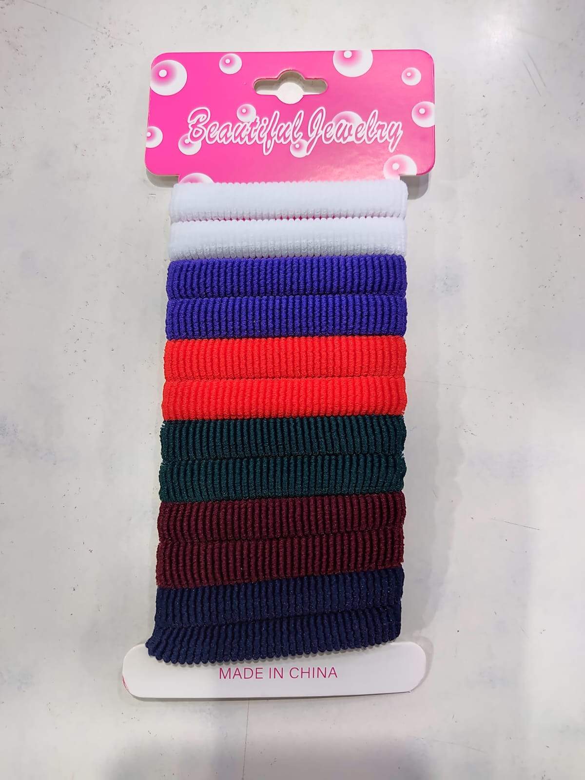 ✨ COLEROS DE TOALLA TONOS COLEGIALES – BLISTER x12 ✨