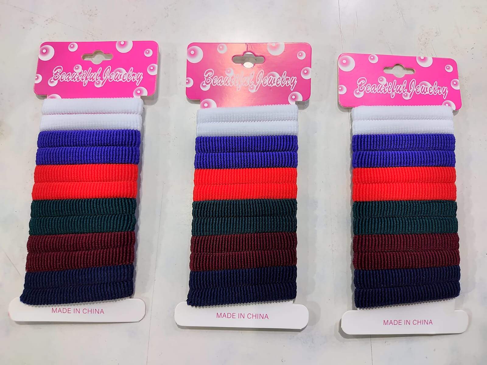 ✨ COLEROS DE TOALLA TONOS COLEGIALES – BLISTER x12 ✨