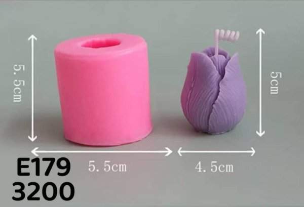 Molde con Forma de Rosa Nº 366