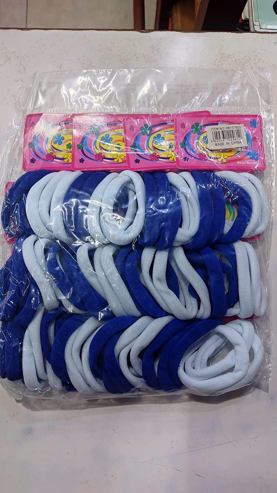 🎀 Docena de Coleros Grandes Blanco y Celeste 🎀