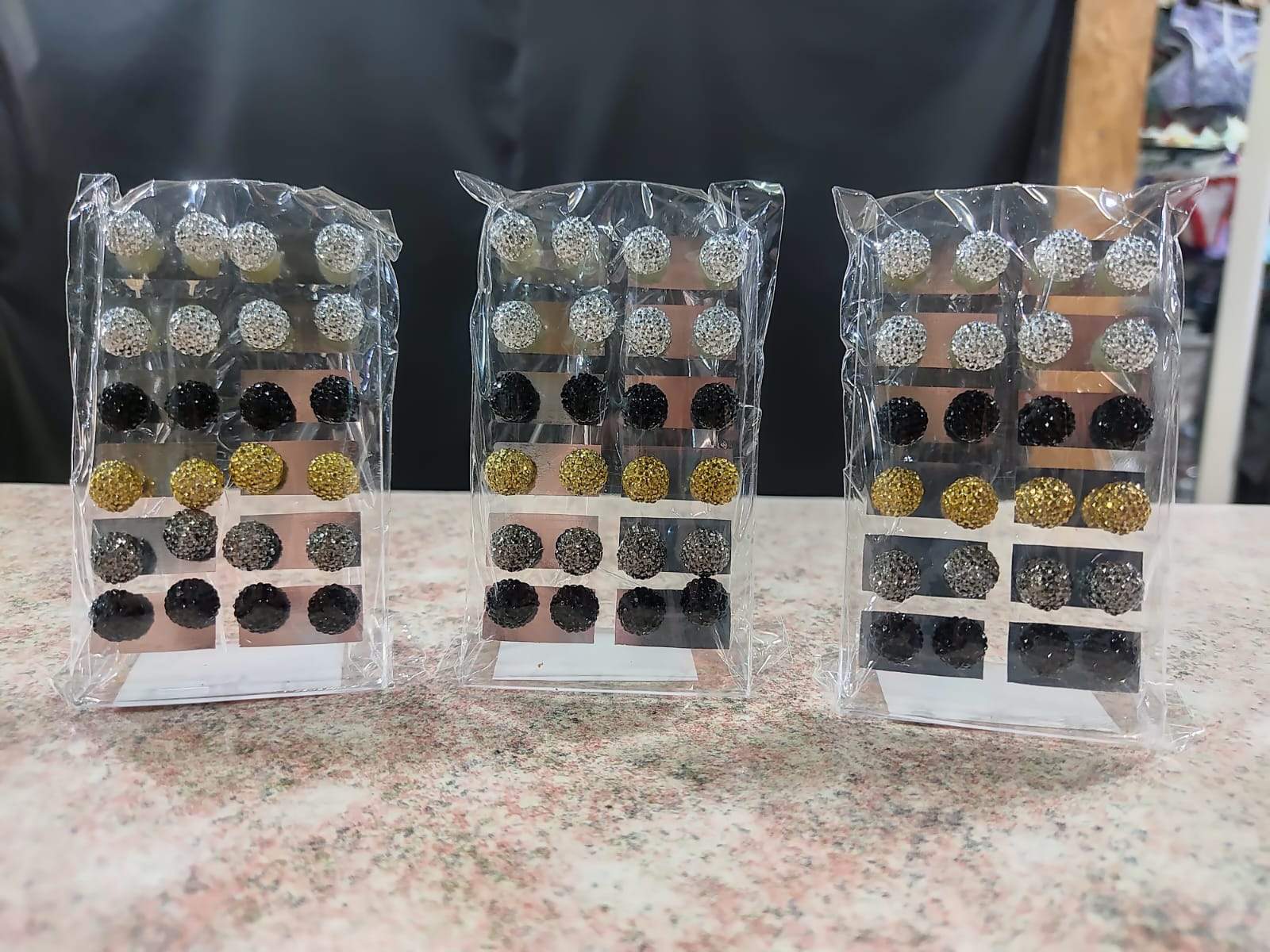 ✨ Aros “Bolita de Fuego” – Pack x12 Pares ✨