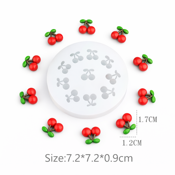 🍒 Molde con forma de cereza – Cod. 436 🍒
