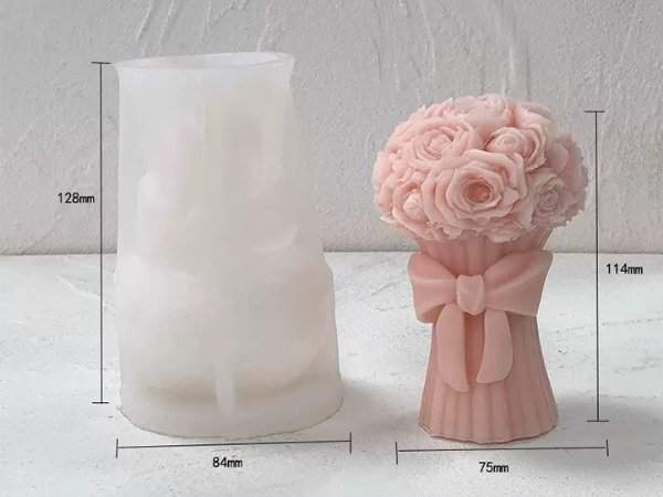 Molde ramo de rosas Nº 185