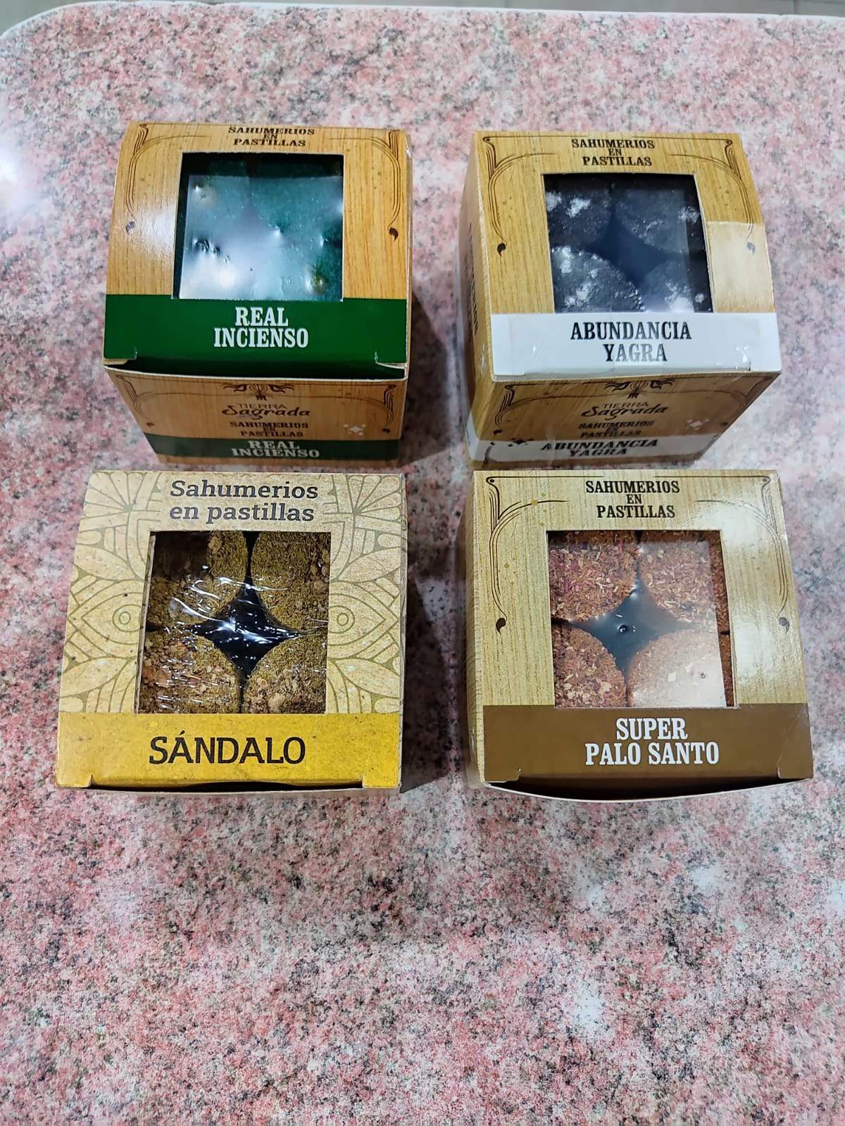 🌿 Sahumerios en Pastilla – Tierra Sagrada (Pack x12 pastillas) 🌿