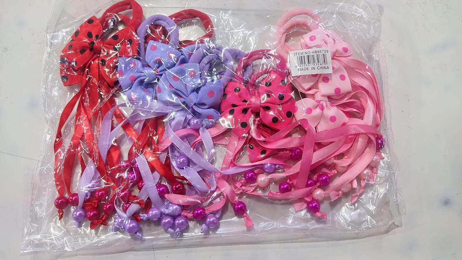 🎀 Docena de Coleros con Moño y Perlas 🎀