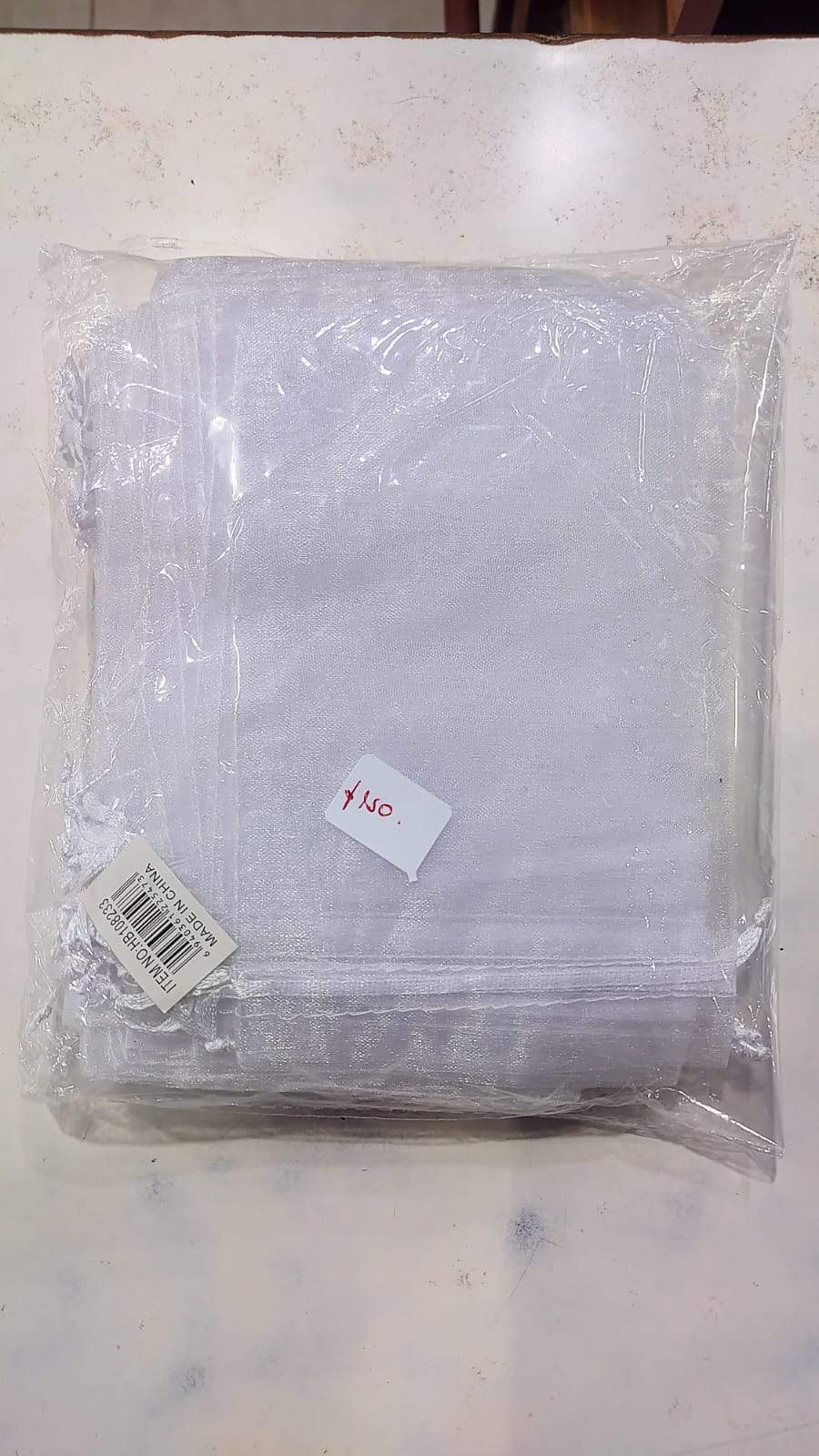 🤍 Bolsa de Organza Blanca 11x16 cm 🤍