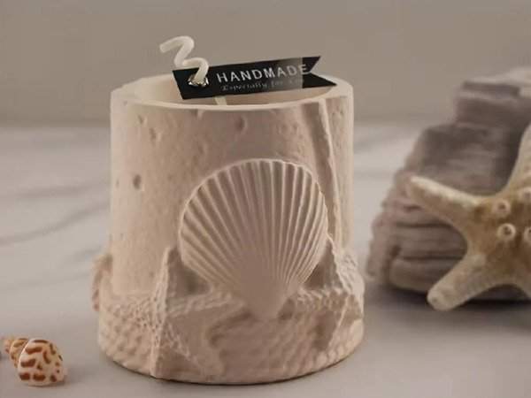 🐚✨ Molde de Silicona Frasco con Detalles de Caracoles ✨🐚 Nº 304