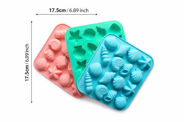 🐚✨ Molde Caracoles Varios Cod. 380 🌊