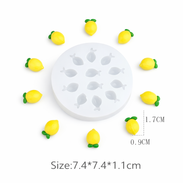 🍋 Molde con forma de limones – Cod. 430 🍋