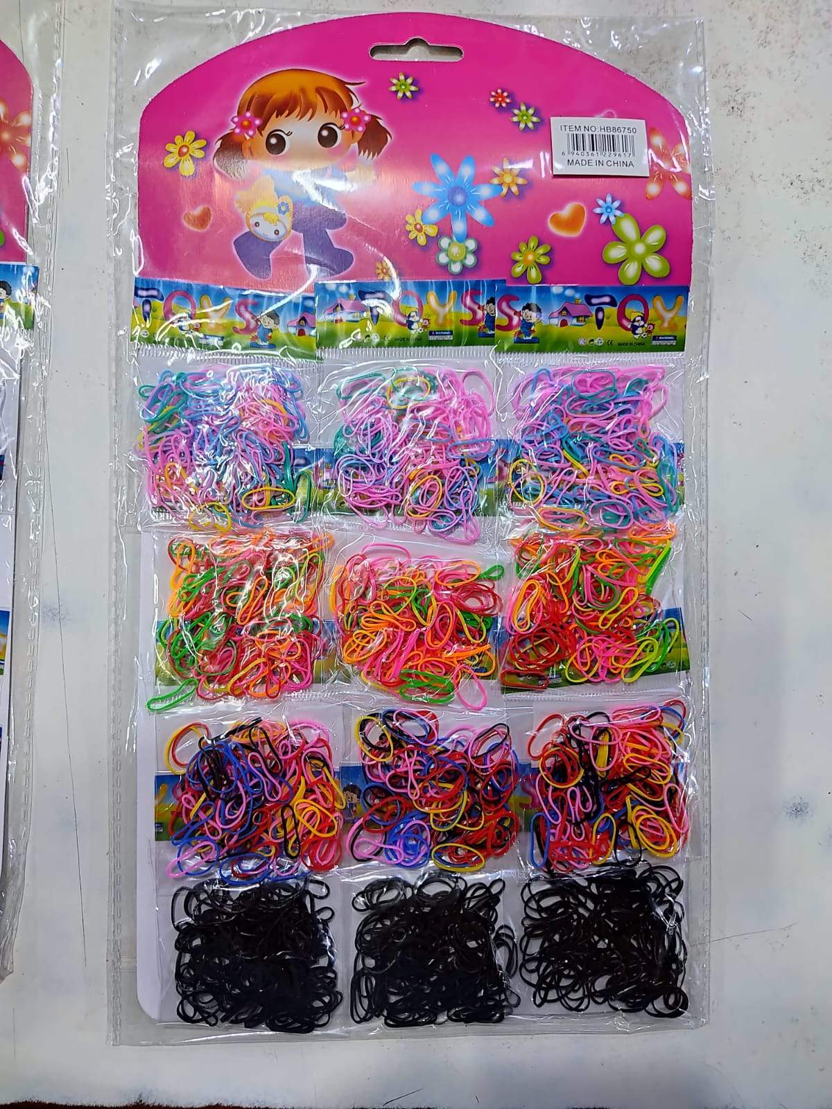 🎀 Gomillas para el Cabello – Blíster Blanco y Negro / Colores 🎀